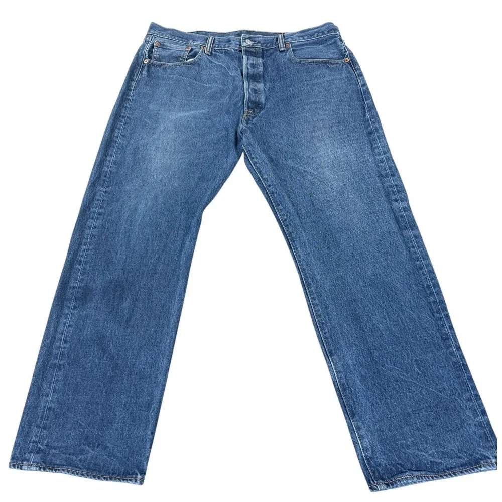 Levi's 501 XX Men's Jeans 40x32 Medium Wash Blue Denim Button Fly Made in Mexico